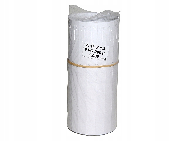 ETIKETY S VIAZANÍM SO SLUČKAMI pre sady, biele PVC 160x13mm - NR3 - 1000 ks